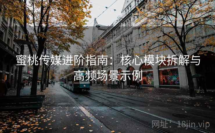 蜜桃传媒进阶指南：核心模块拆解与高频场景示例