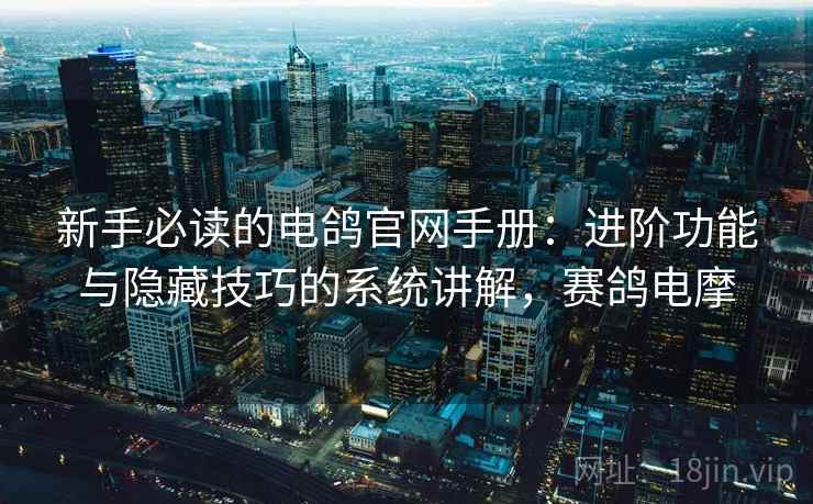 新手必读的电鸽官网手册：进阶功能与隐藏技巧的系统讲解，赛鸽电摩
