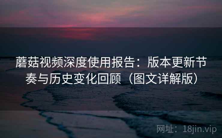 蘑菇视频深度使用报告：版本更新节奏与历史变化回顾（图文详解版）
