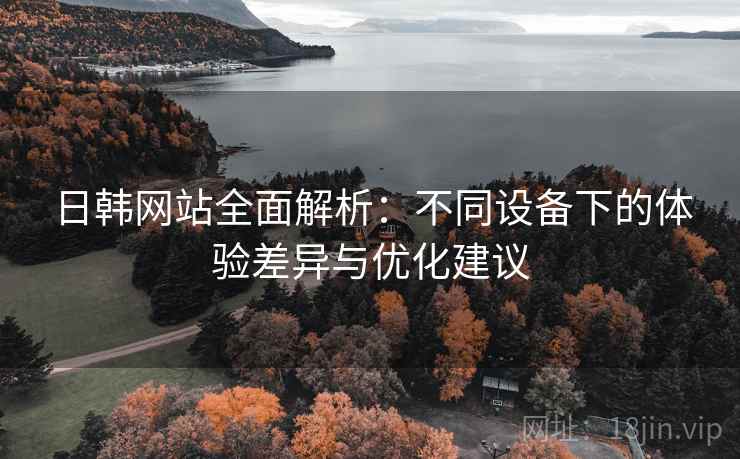 日韩网站全面解析：不同设备下的体验差异与优化建议