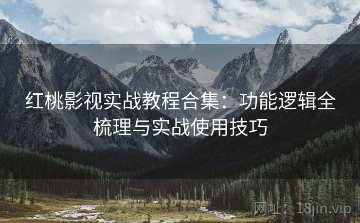 红桃影视实战教程合集：功能逻辑全梳理与实战使用技巧