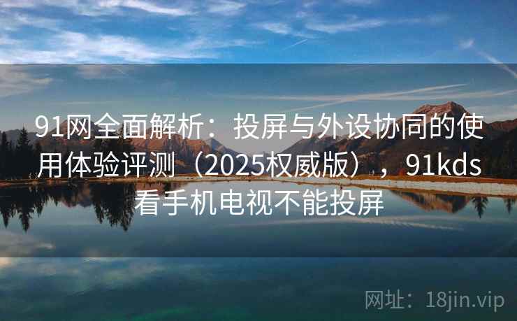 91网全面解析：投屏与外设协同的使用体验评测（2025权威版），91kds看手机电视不能投屏