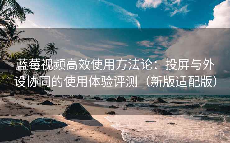 蓝莓视频高效使用方法论:投屏与外设协同的使用体验评测(新版适配版) 蓝莓视频高效使用方法论:投屏与外设协同的使用体验评测(新版适配版)