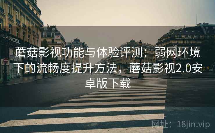 蘑菇影视功能与体验评测：弱网环境下的流畅度提升方法，蘑菇影视2.0安卓版下载