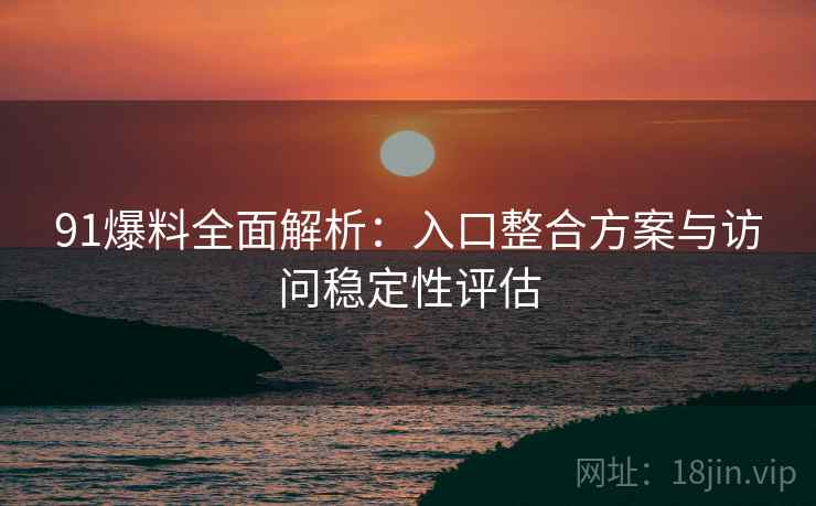 91爆料全面解析：入口整合方案与访问稳定性评估